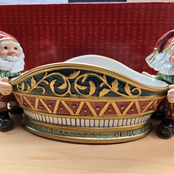 Fitz & Floyd Christmas Court Tidbit Dish - Picture 5 of 5